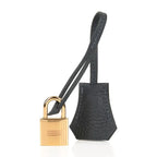 Birkin 25 Bag Vert Rousseau Togo Gold Hardware