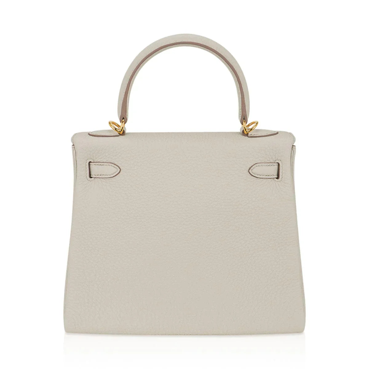 Kelly 25 Retourne Bag Beton Togo Leather with Gold Hardware