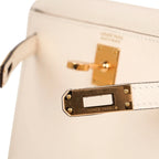 Mini Kelly 20 Bag Sellier Nata Epsom with Gold Hardware