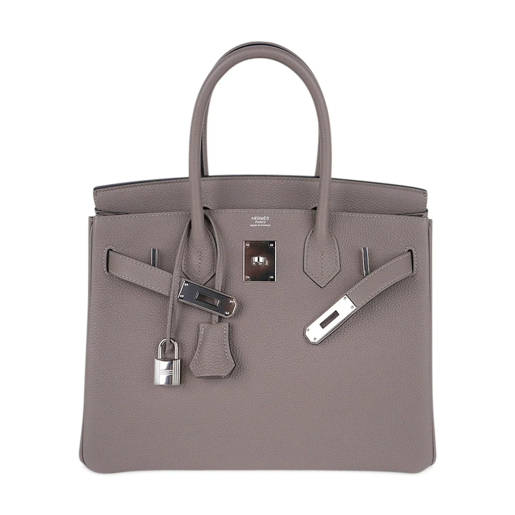 Birkin 30 Bag Gris Asphalte Togo Leather with Palladium Hardware