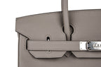 Birkin 30 Bag Gris Asphalte Togo Palladium Hardware