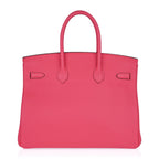 Birkin 35 Bag Rose Lipstick Pink Togo Gold Hardware