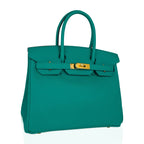 Birkin 30 Bag Vert Jade Epsom Leather with Gold Hardware