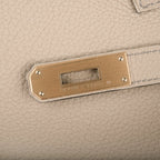 Birkin 35 HSS Bi-Color Bag Trench / Rose Jaipur Brushed Gold Hardware
