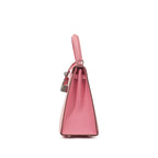 Kelly Rose Confetti Epsom Sellier Palladium Hardware