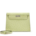 Jaune Bourgeon Ostrich Kelly Danse II Palladium Hardware