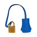 Birkin 30 Bag Bleu Frida Epsom Gold Hardware New w/ Box