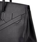 Shadow Birkin 35 Bag Limited Edition Black Swift Leather New