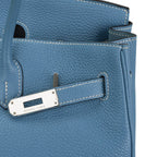 Birkin 35 Bag Blue Jean Togo Leather with Palladium Hardware