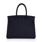 Birkin 30 Bag Indigo Epsom Palladium Hardware New w/ Box