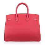Birkin 35 Bag Vermillion Togo Leather with Gold Hardware