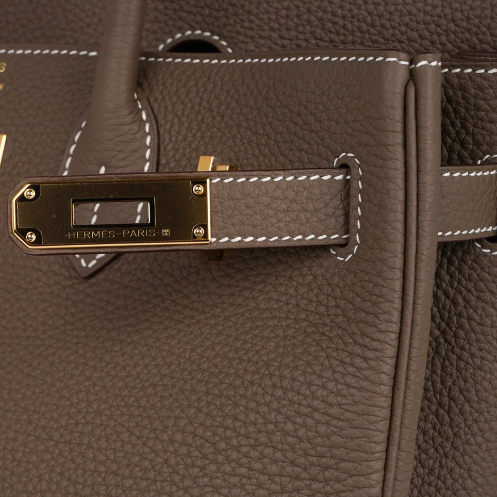 Birkin 30 Bag Etoupe (Taupe) Gold Hardware Togo Leather