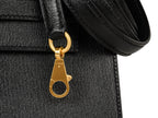 Kelly HSS 28 Bag Sellier Black Chevre Vermillion Interior Brushed Gold