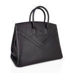 Shadow Birkin 35 Bag Limited Edition Black Swift Leather New