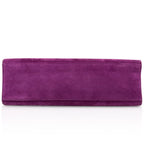 Kelly Pochette Doblis (Suede) Violet Purple Clutch Bag Gold