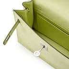 Jaune Bourgeon Ostrich Kelly Danse II Palladium Hardware
