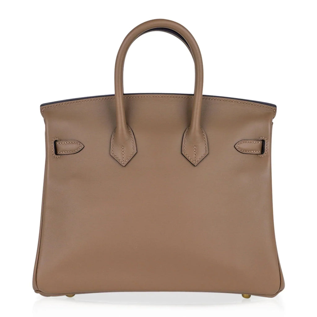 Birkin 25 Beige De Weimar Veau Jonathan Leather Gold Hardware
