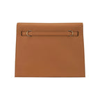 Kelly Danse Fringe Bag Sesame with Gold Hardware