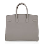 Birkin 35 Bag Gris Asphalte Togo Gold Hardware