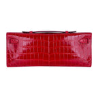 Kelly Cut Bag Braise Niloticus Crocodile with Gold Hardware