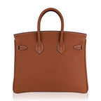 Birkin 25 Bag Gold Togo Leather with Gold Hardware