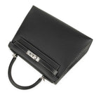 Kelly 28 Bag Black Un Point Sur Deux Veau Graine Monsieur Limited Edition