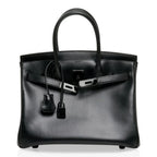Birkin 30 Bag So Black Limited Edition Box Leather
