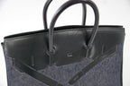 Birkin 35 Bag Rare Limited Edition Denim Shadow