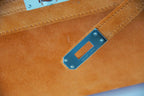 Kelly Pochette Rare Orange Doblis Palladium Hardware