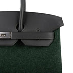 Birkin 35 Limited Edition Bi-Color Vert Anglais Feutre Vert Cypress Swift