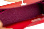 Kelly Sellier Verso Rouge Piment Palladium Hardware