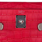 Kelly 28 Bag Rose Extreme Matte Alligator with Palladium Hardware