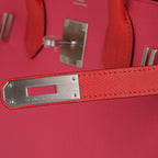 Special Order HSS Birkin 30 Bag Rose Azalee & Rose Jaipur Epsom with Brushed Palladium Hardware