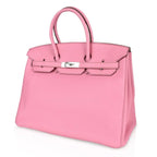 Birkin 35 Bag rare 5P Pink Togo Palladium Hardware