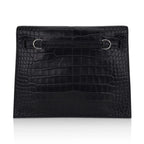 Limited Edition Kelly Danse Bag Matte Black Crocodile