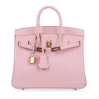 Birkin 25 Bag Rose Sakura Swift Gold Hardware Rare
