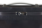Kelly Pochette Clutch Bag Limited Edition So Black Box Leather Very Rare