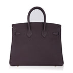 Birkin 25 Bag Chocolat Gold Hardware Togo Leather