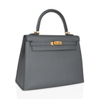 Kelly Sellier 25 Bag Vert Amande Gold Hardware Epsom Leather
