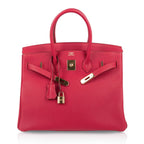 Birkin 35 Bag Vermillion Togo Leather with Gold Hardware