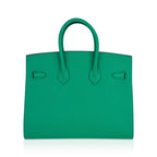 Birkin Sellier 25 Bag Vert Jade Epsom Leather with Gold Hardware