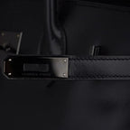 Birkin 35 Bag So Black Box Leather Limited Edition Very Rare