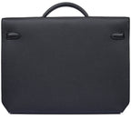 Kelly Black Togo 36 Briefcase Palladium Hardware FR trendy frosted leather casual bag