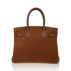 Limited Edition Birkin 30 Grizzly Bag Alezan Permabrass Hardware
