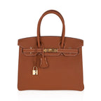 Birkin 30 Bag Gold Togo Leather Gold Hardware