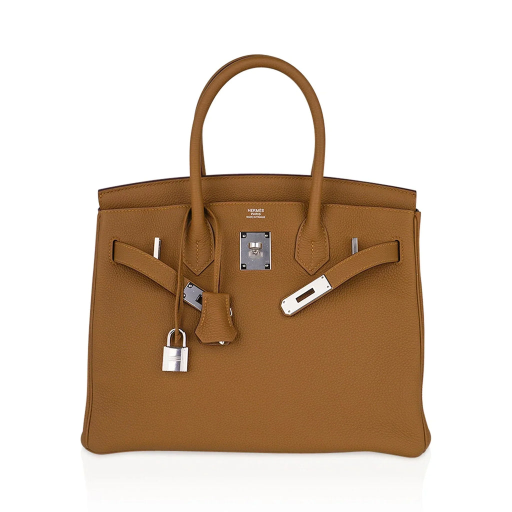 Birkin 30 Bag Bronze d’Or Togo Leather Palladium Hardware