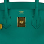 Birkin 30 Bag Vert Jade Epsom Leather with Gold Hardware