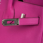 Verso Birkin 25 Bag Magnolia Capucine Togo Leather with Palladium Hardware