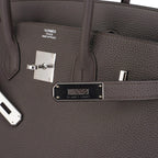 Birkin 35 Bag Etain Togo Leather with Palladium Hardware