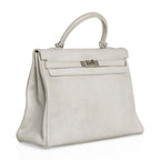 Kelly 35 Bag Dalmation Buffalo Skipper Palladium Hardware